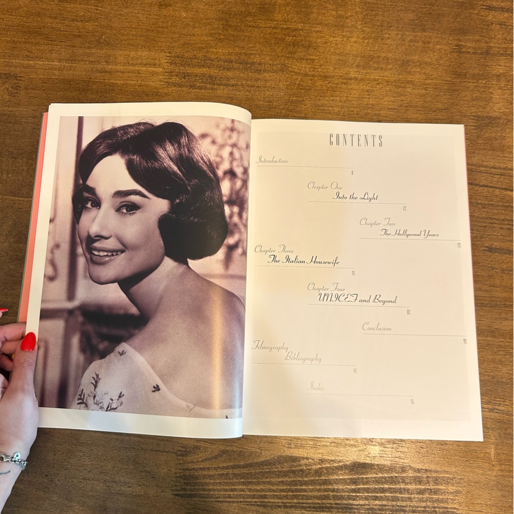Audrey Hepburn: A Life in Pictures Coffee Table Book by Carol Krenz Bibliography - Picture 5 of 7